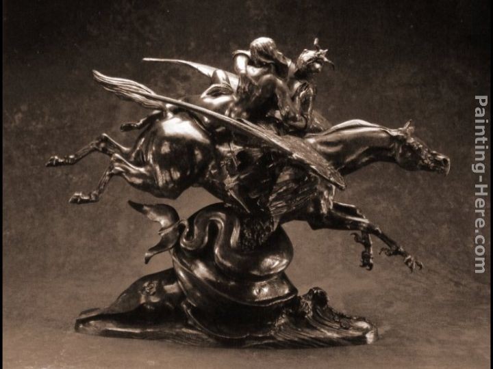 Antoine Louis Barye Roger and Angelica on the Hippogriff